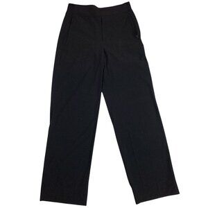Athleta Black Wide-Leg Pants Womens 4 Polyester Spandex Blend